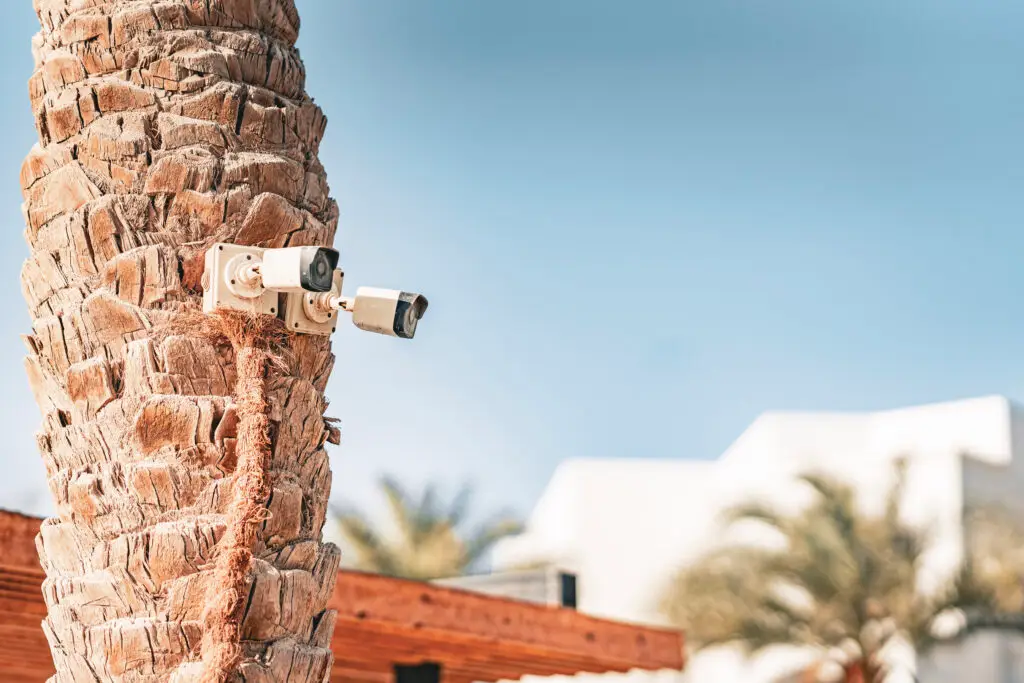 security camera installation