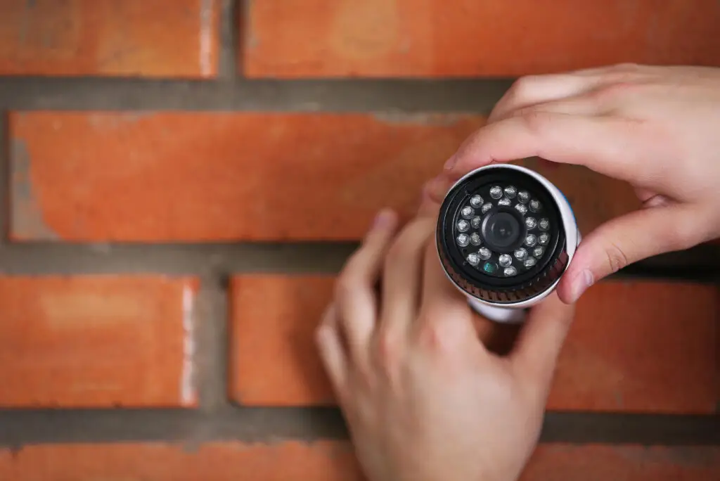 security camera installation